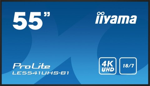 Monitor 55 cali LE5541UHS-B1 IPS,4K,18/7,LAN,USB,HDMI Monitor 55 cali LE5541UHS-B1 IPS,4K,18/7,LAN,USB,HDMI