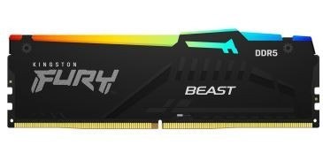 Pamięć DDR5 Fury Beast RGB 64GB(4*16GB)/5600 CL40 czarna Pamięć DDR5 Fury Beast RGB 64GB(4*16GB)/5600 CL40 czarna