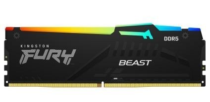 Pamięć DDR5 Fury Beast RGB 64GB(4*16GB)/6000 CL40 czarna Pamięć DDR5 Fury Beast RGB 64GB(4*16GB)/6000 CL40 czarna