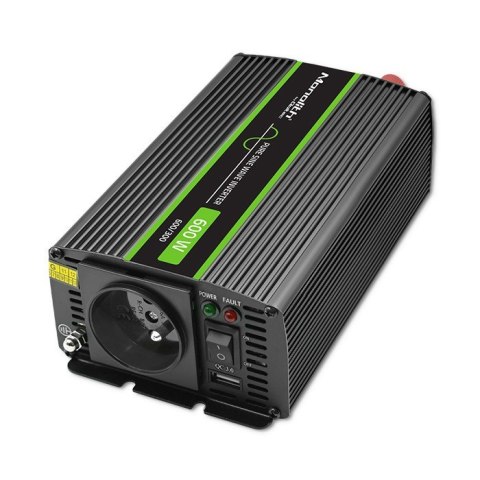 Przetwornica napięcia Monolith | 300W | 600W | 12V na 230V | Czysty Sinus Przetwornica napięcia Monolith | 300W | 600W | 12V na 230V | Czysty Sinus