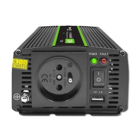 Przetwornica napięcia Monolith | 600W | 1200W | 24V na 230V | Czysty Sinus Przetwornica napięcia Monolith | 600W | 1200W | 24V na 230V | Czysty Sinus
