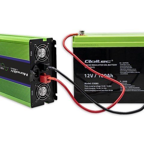 Przetwornica napięcia Monolith | ładowanie baterii | UPS | 2500W | 5000W | 12V na 230V | Czysty Sinus | LCD Przetwornica napięcia Monolith | ładowanie baterii | UPS | 2500W | 5000W | 12V na 230V | Czysty Sinus | LCD