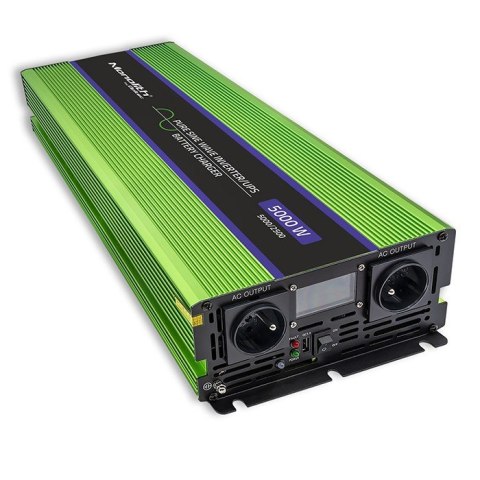Przetwornica napięcia Monolith | ładowanie baterii | UPS | 2500W | 5000W | 12V na 230V | Czysty Sinus | LCD Przetwornica napięcia Monolith | ładowanie baterii | UPS | 2500W | 5000W | 12V na 230V | Czysty Sinus | LCD