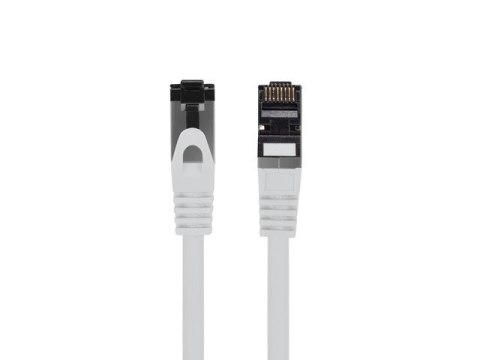 Patchcord kat.8.1 S/FTP CU LSZH CU 1m fluke passed szary Patchcord kat.8.1 S/FTP CU LSZH CU 1m fluke passed szary