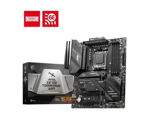 Płyta główna MAG X670E TOMAHAWK WIFI AM5 4DDR5 HDMI/DP ATX Płyta główna MAG X670E TOMAHAWK WIFI AM5 4DDR5 HDMI/DP ATX