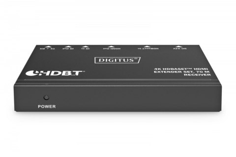 Przedłużacz/Extender HDMI 4K 30Hz 70m po skrętce Cat.6/7/8 HDBaseT HDCP2.2 IR RS232 PoC, zestaw