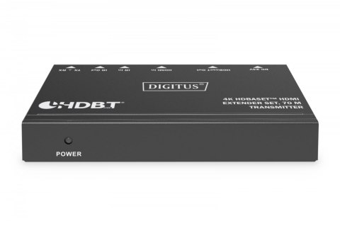 Przedłużacz/Extender HDMI 4K 30Hz 70m po skrętce Cat.6/7/8 HDBaseT HDCP2.2 IR RS232 PoC, zestaw