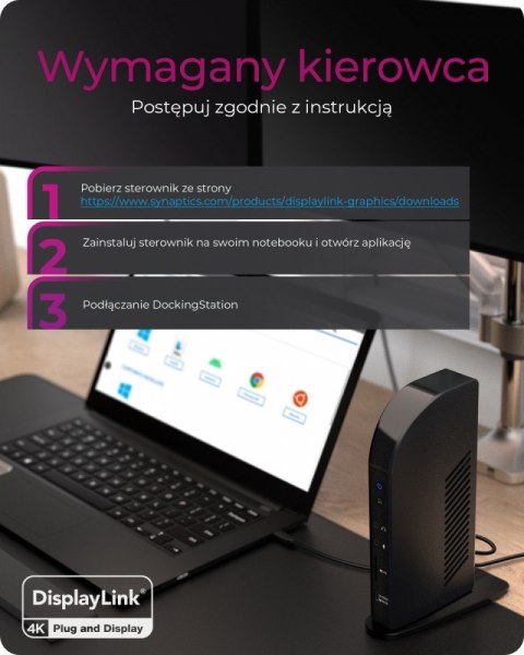 Stacja dokująca IB-DK2256AC 12in1,HDMI,DP,USB,CR,LAN,PD 96Watt Stacja dokująca IB-DK2256AC 12in1,HDMI,DP,USB,CR,LAN,PD 96Watt