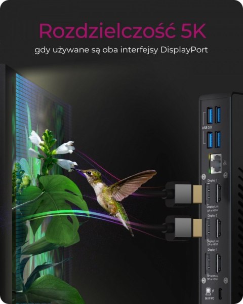 Stacja dokująca IB-DK2256AC 12in1,HDMI,DP,USB,CR,LAN,PD 96Watt Stacja dokująca IB-DK2256AC 12in1,HDMI,DP,USB,CR,LAN,PD 96Watt