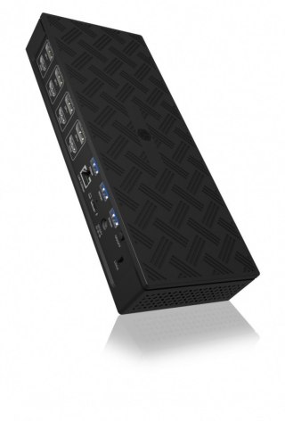 Stacja dokująca IB-DK2288AC 13in1,4x4K Monitory,PD 100Watt,Audio,LAN, czytnik Kart, DisplayLink