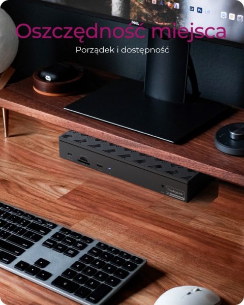 Stacja dokująca IB-DK2288AC 13in1,4x4K Monitory,PD 100Watt,Audio,LAN, czytnik Kart, DisplayLink Stacja dokująca IB-DK2288AC 13in1,4x4K Monitory,PD 100Watt,Audio,LAN, czytnik Kart, DisplayLink