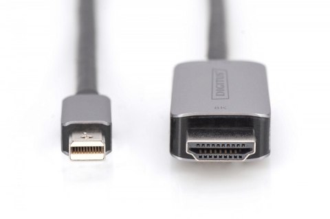 Kabel adapter miniDisplayPort 1.4 - HDMI 8K 60Hz miniDP/HDMI M/M 1m