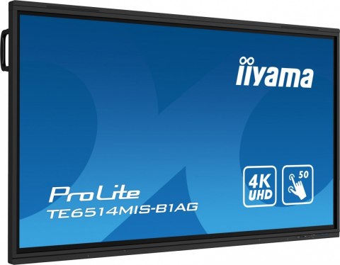Monitor wielkoformatowy 65 cali TE6514MIS-B1AG INFRARED,50pkt,VA,4K,7H,WiFi,MIC,USB-C Monitor wielkoformatowy 65 cali TE6514MIS-B1AG INFRARED,50pkt,VA,4K,7H,WiFi,MIC,USB-C