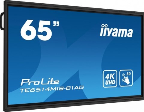 Monitor wielkoformatowy 65 cali TE6514MIS-B1AG INFRARED,50pkt,VA,4K,7H,WiFi,MIC,USB-C Monitor wielkoformatowy 65 cali TE6514MIS-B1AG INFRARED,50pkt,VA,4K,7H,WiFi,MIC,USB-C