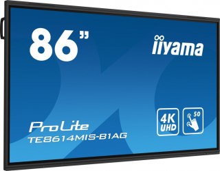 Monitor wielkoformatowy 85.6 cali TE8614MIS-B1AG INFRARED,50pkt,VA,4K,7H,WiFi,MIC,USB-C