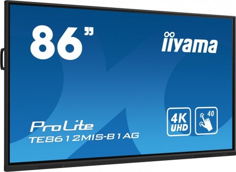 Monitor wielkoformatowy 85.6 cala TE8612MIS-B2AG INFRARED,40pkt,VA,4K,7H,WiFi Monitor wielkoformatowy 85.6 cala TE8612MIS-B2AG INFRARED,40pkt,VA,4K,7H,WiFi