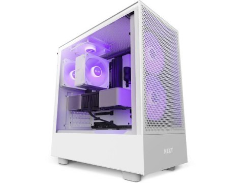 Obudowa H5 Flow RGB z oknem Biała Obudowa H5 Flow RGB z oknem Biała