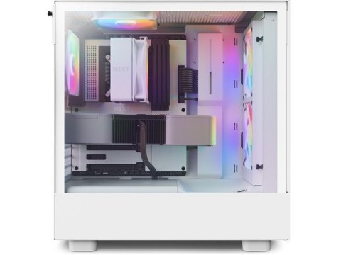 Obudowa H5 Flow RGB z oknem Biała Obudowa H5 Flow RGB z oknem Biała