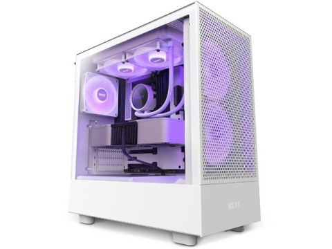 Obudowa H5 Flow RGB z oknem Biała Obudowa H5 Flow RGB z oknem Biała