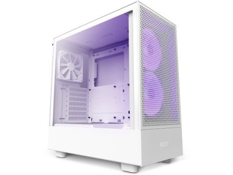 Obudowa H5 Flow RGB z oknem Biała Obudowa H5 Flow RGB z oknem Biała