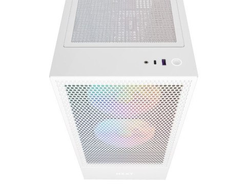 Obudowa H5 Flow RGB z oknem Biała Obudowa H5 Flow RGB z oknem Biała