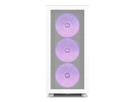 Obudowa H7 Flow RGB z oknem Biała