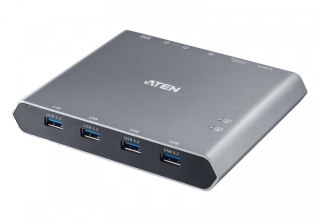 Przełącznik 2-Port 4K DP USB-C KVM Dock Switch with Power
