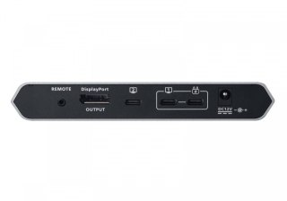 Przełącznik 2-Port 4K DP USB-C KVM Dock Switch with Power
