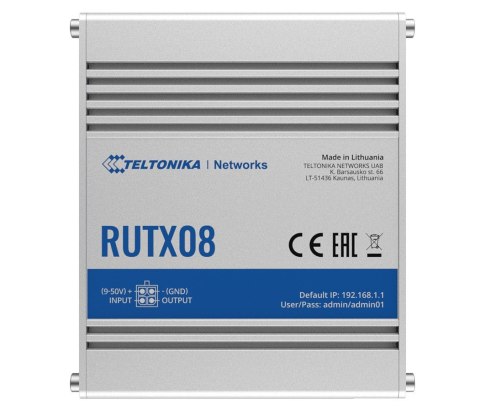 Router RUTX08 3xLAN, 1xWAN, USB Router RUTX08 3xLAN, 1xWAN, USB