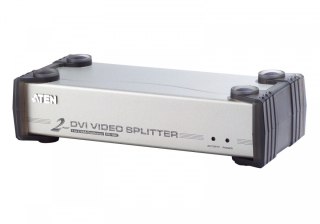 Rozdzielacz 2-port DVI/Audio Splitter