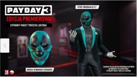 Gra PAYDAY 3 Day One Edition Edycja premierowa Gra PAYDAY 3 Day One Edition Edycja premierowa