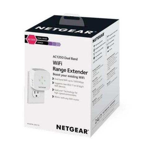 Wzmacniacz sygnału WiFi EX6110 AC1200 Wall Plug Wzmacniacz sygnału WiFi EX6110 AC1200 Wall Plug
