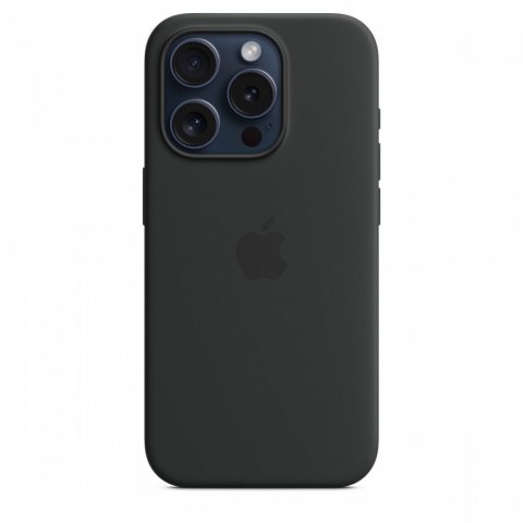 Etui silikonowe z MagSafe do iPhonea 15 Pro - czarne Etui silikonowe z MagSafe do iPhonea 15 Pro - czarne