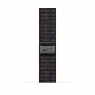Opaska sportowa Nike w kolorze czarnym/niebieskim do koperty 45 mm
