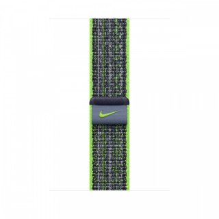 Opaska sportowa Nike w kolorze jasnozielonym/niebieskim do koperty 45 mm