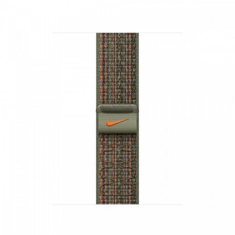 Opaska sportowa Nike w kolorze sekwoi/pomarańczowym do koperty 41 mm Opaska sportowa Nike w kolorze sekwoi/pomarańczowym do koperty 41 mm