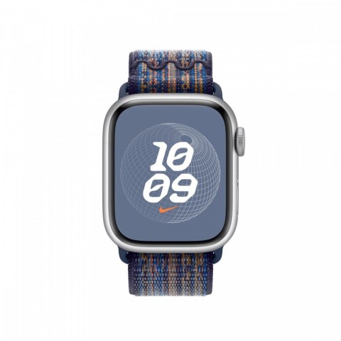 Opaska sportowa Nike w kolorze sportowego błękitu/pomarańczowym do koperty 41 mm Opaska sportowa Nike w kolorze sportowego błękitu/pomarańczowym do koperty 41 mm