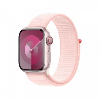 Opaska sportowa w kolorze jasnoróżowym do koperty 41 mm