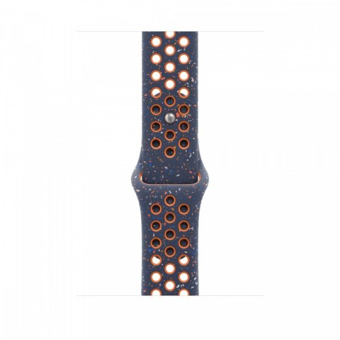 Pasek sportowy Nike w kolorze błękitnego płomienia do koperty 45 mm - S/M Pasek sportowy Nike w kolorze błękitnego płomienia do koperty 45 mm - S/M