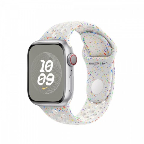Pasek sportowy Nike w kolorze czystej platyny do koperty 41 mm - S/M Pasek sportowy Nike w kolorze czystej platyny do koperty 41 mm - S/M