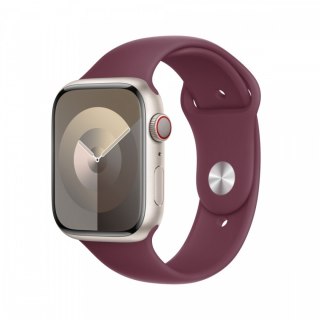Pasek sportowy w kolorze rubinowej morwy do koperty 45 mm - rozmiar M/L