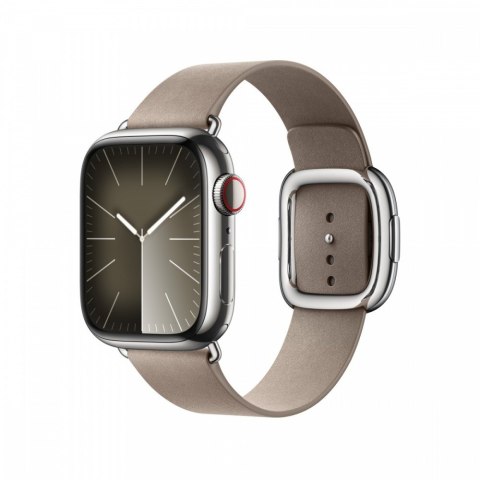 Pasek w kolorze beżu z klamrą nowoczesną do koperty 41 mm - rozmiar M Pasek w kolorze beżu z klamrą nowoczesną do koperty 41 mm - rozmiar M