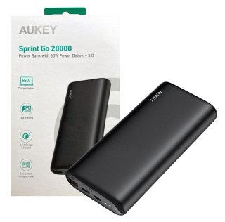 PB-Y37 Power Bank 20000mAh 65W 3xUSB PD 3.0 QC 3.0 LED