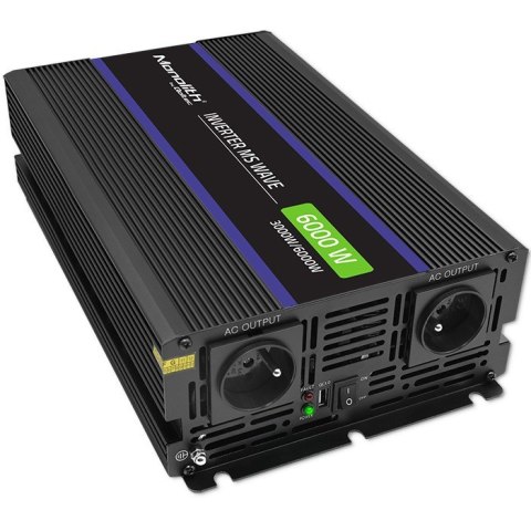 Przetwornica napięcia Monolith 6000 MS Wave | 12V na 230V | 3000/6000W | USB Przetwornica napięcia Monolith 6000 MS Wave | 12V na 230V | 3000/6000W | USB