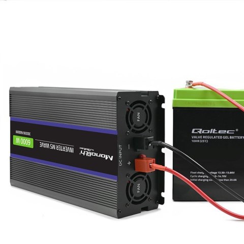 Przetwornica napięcia Monolith 6000 MS Wave | 12V na 230V | 3000/6000W | USB Przetwornica napięcia Monolith 6000 MS Wave | 12V na 230V | 3000/6000W | USB