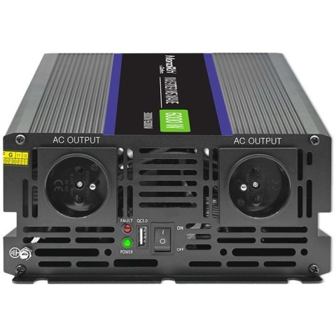 Przetwornica napięcia Monolith 6000 MS Wave | 12V na 230V | 3000/6000W | USB Przetwornica napięcia Monolith 6000 MS Wave | 12V na 230V | 3000/6000W | USB