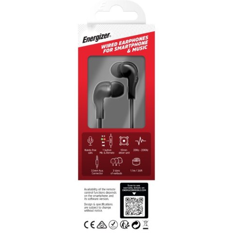 Słuchawki przewodowe jack 3,5 mm czarne Słuchawki przewodowe jack 3,5 mm czarne
