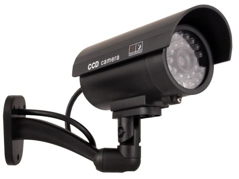 Atrapa kamery IR9000 B IR LED czarna Atrapa kamery IR9000 B IR LED czarna