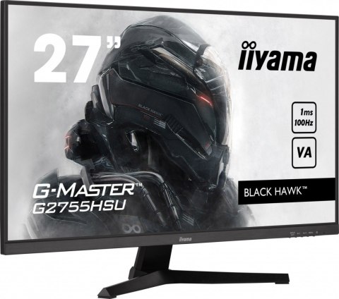 Monitor 27 cali G2755HSU-B1 VA,FHD,100Hz,1ms,HDMI,DP,2xUSB,2x2W