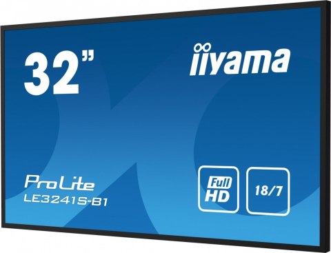 Monitor wielkoformatowy 31.5 cala LE3241S-B1 IPS/FHD/HDMI/18.7/RJ45/2x10W Monitor wielkoformatowy 31.5 cala LE3241S-B1 IPS/FHD/HDMI/18.7/RJ45/2x10W